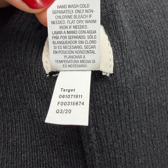 A New Day Black Ribbed Knit Lightweight Beanie Women’s One Size - Picture 5 of 7